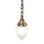 5" Wide Fancy Floral W/Colonnade Globe Mini Pendant