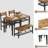 4 - Person Four Leg Dining Set-1424833193