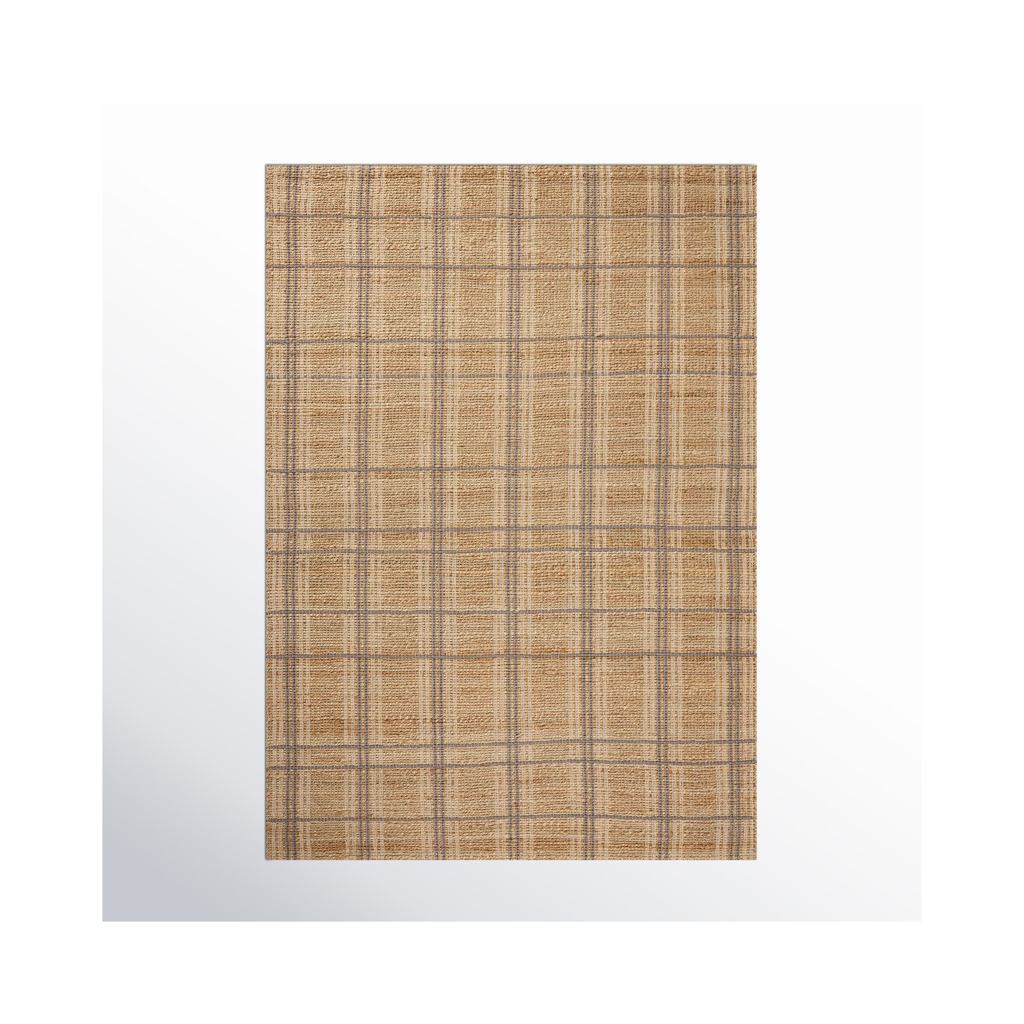 Judy Natural / Stone Area Rug, Rectangle 2'3" x 3'9"