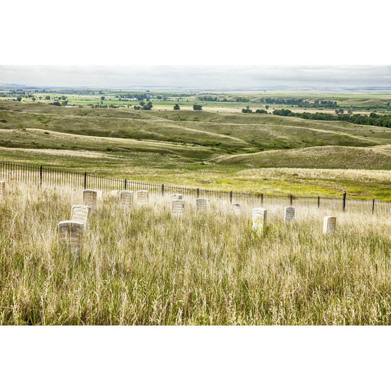 Champ de bataille à Little Bighorn, H 12 po x l 18 po