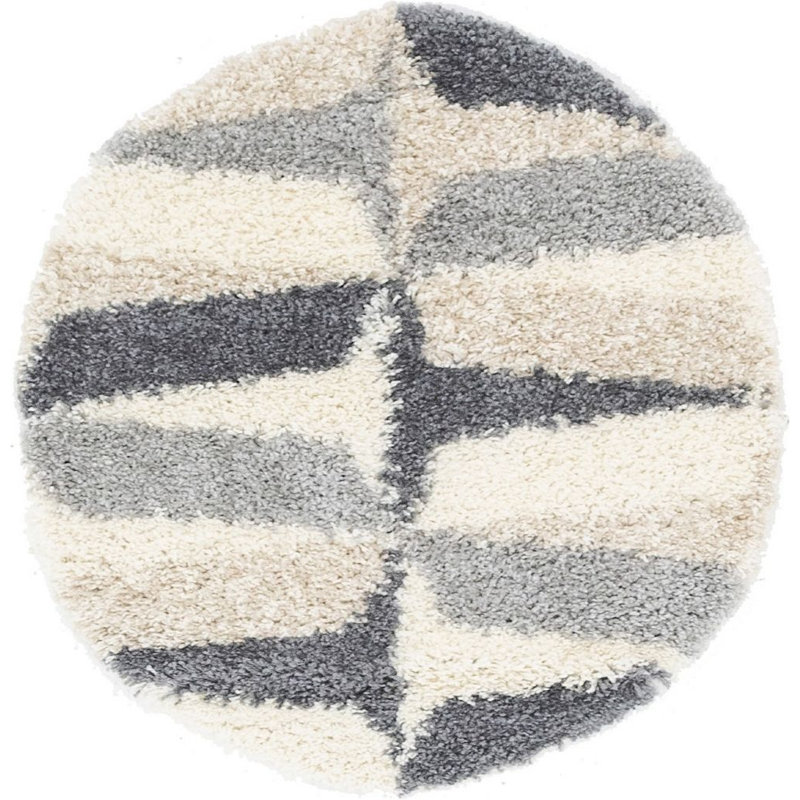Fowkes Oriental Indoor Rug, Round 3'3"