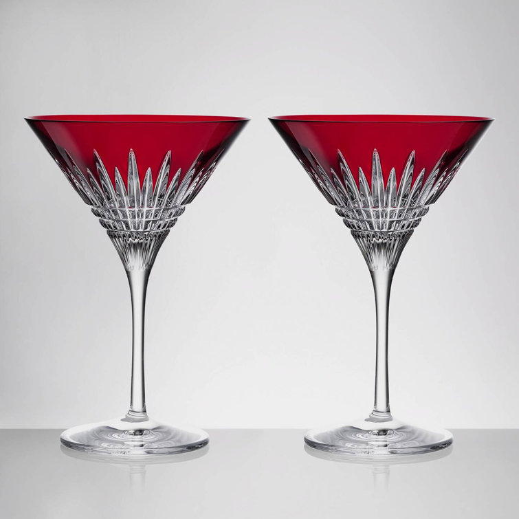 Martini Glass Set Red