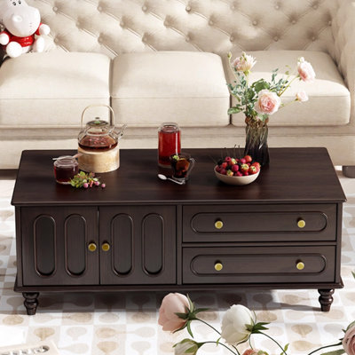 French-style minimalist coffee table