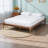 Lyra King Size, Bed Frame in Ash Walnut Finish, 13.41'' H X 80.83'' W X 86.33'' L-1413870049