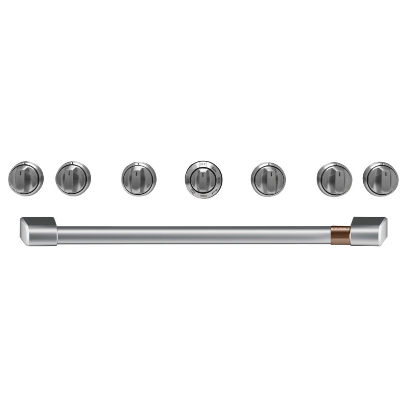 Range Knob Kit, Brushed Stainless