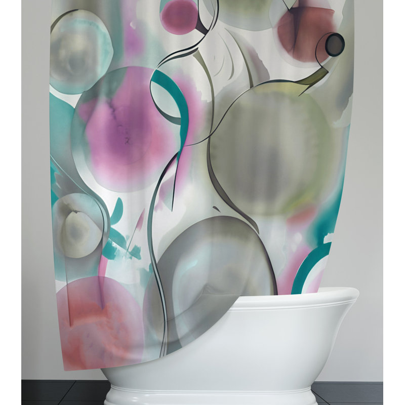 Rideau de douche Coreon, H 93 po x l 70 po