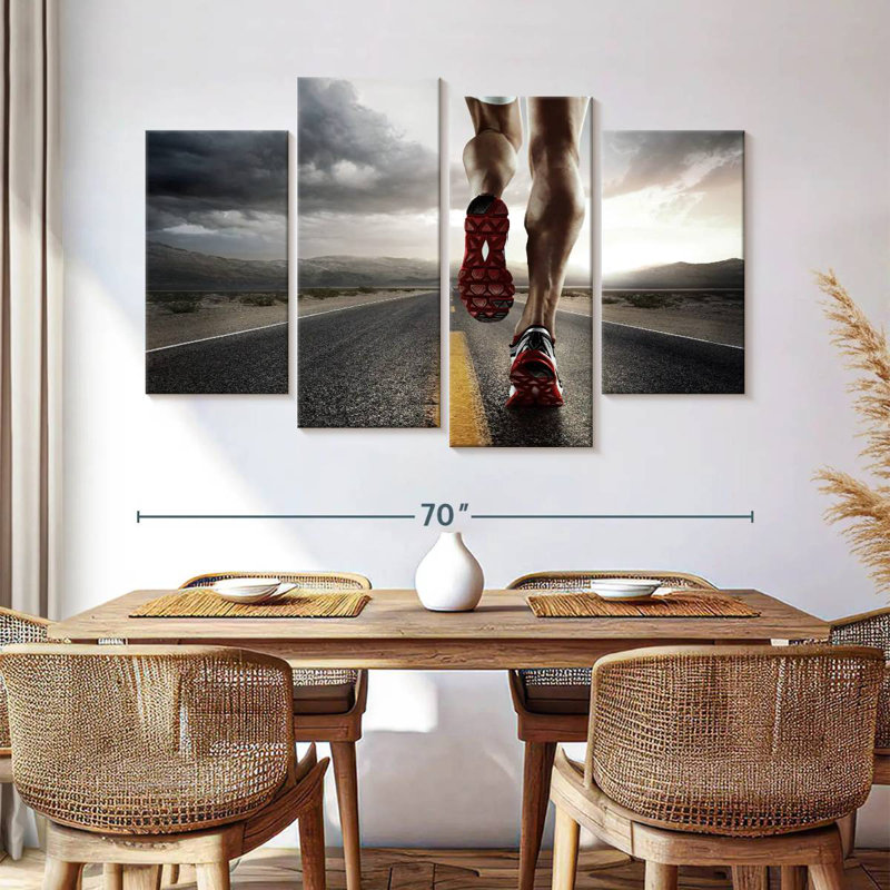 Sireci Athlete Running, 42" H x 68" W