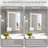 Hartli 24"W* 32"H Recessed or Surface Mount LED Medicine Cabinet Mirror with Dimmable Light & Socket-794571449-794571430