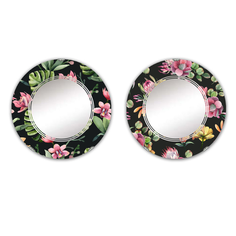Ensemble de 2 miroirs sans cadre