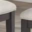 Chaise d'appoint rembourrée beige Zaedin