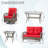 Nelle 4 - Person Patio Conversation Set with Cushions-705708042