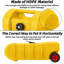 15 Gallon Portable Fuel Caddy with Manual Siphon Pump and Wheels, Leak-Proof HDPE Tank for Petrol or Kerosene
