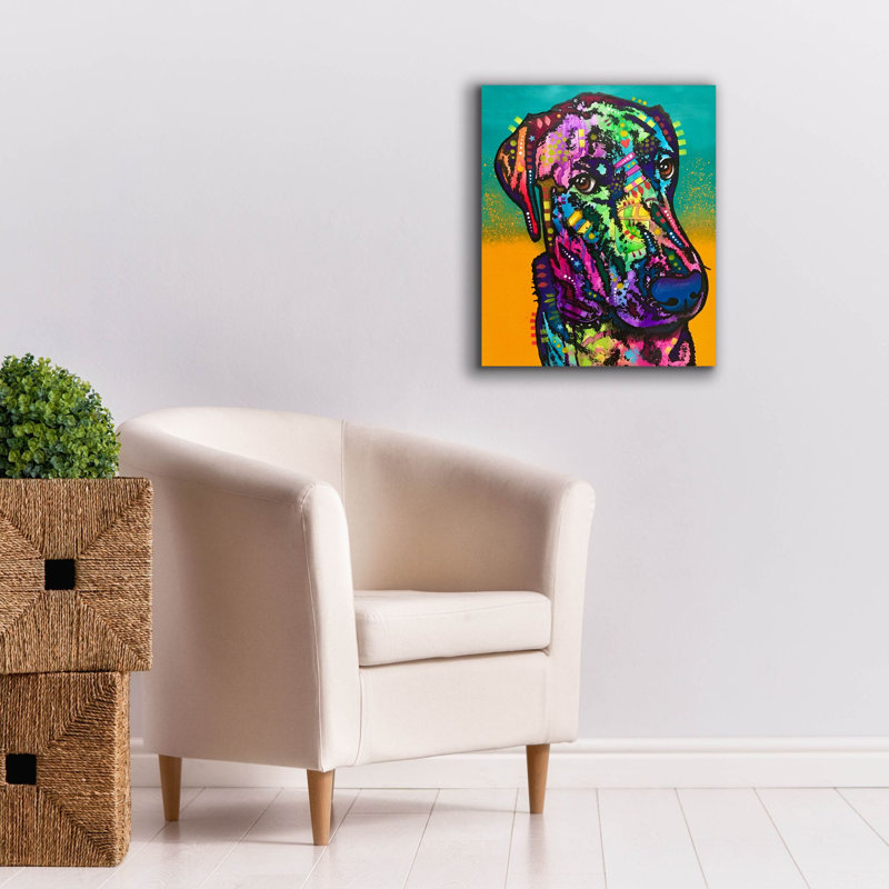 «Never Me» par Dean Russo Studios, art mural sur toile, H 24 po x l 20 po x P 0,75 po