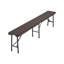 Baiba Metal Outdoor Bench-238041653