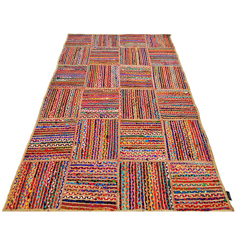Patchwork Hand Woven 160cm X 230cm Area Rug