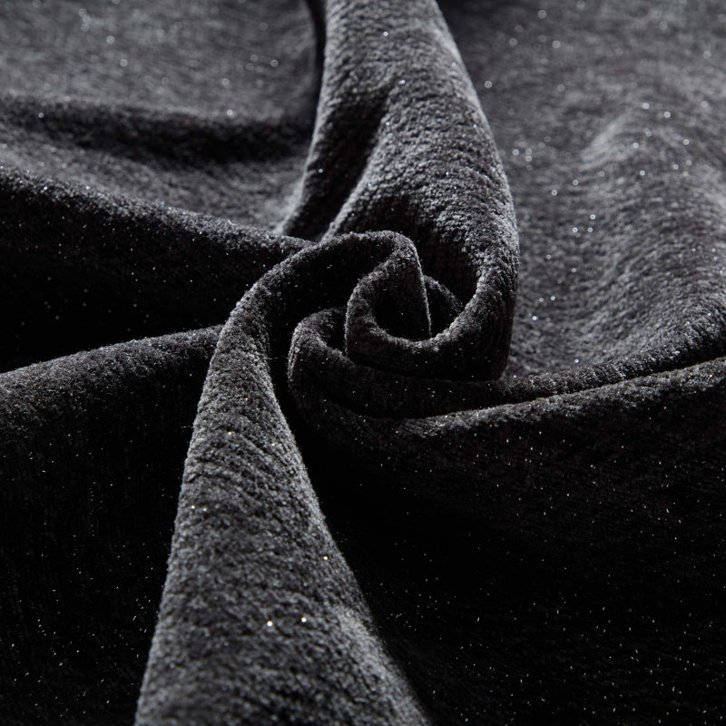 Canapé modulaire Boneless, Chenille noir
