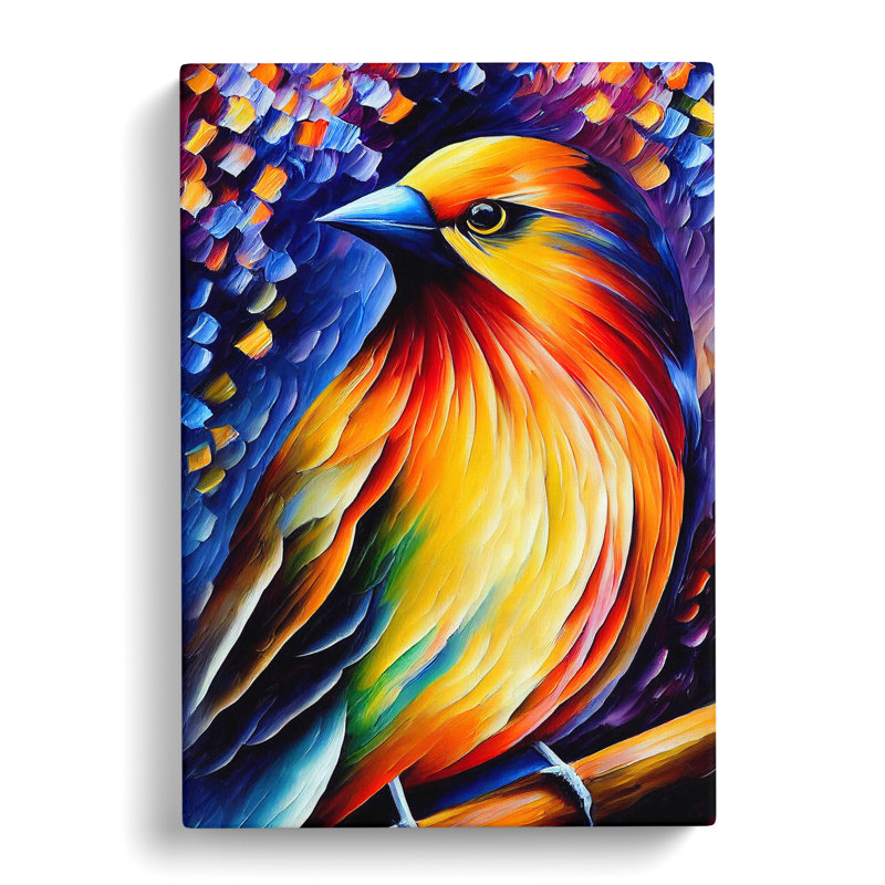 Beautiful Feathers No 3 - Wrapped Canvas Print, 60cm H x 40cm W x 3cm D