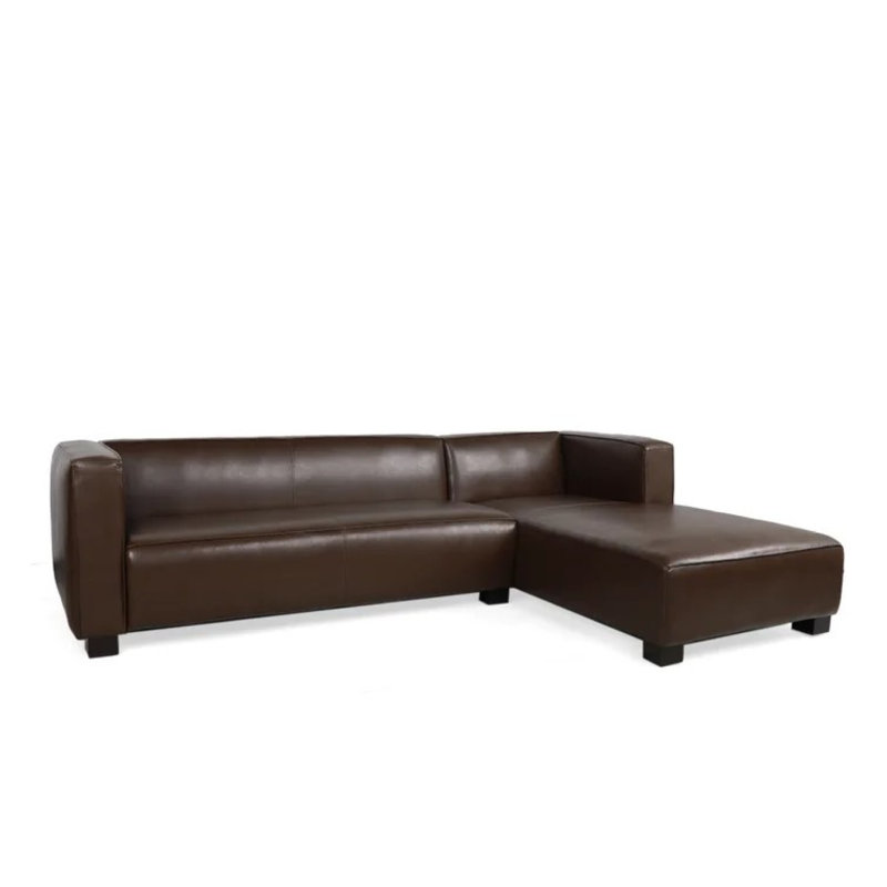 Faux Leather Sectional