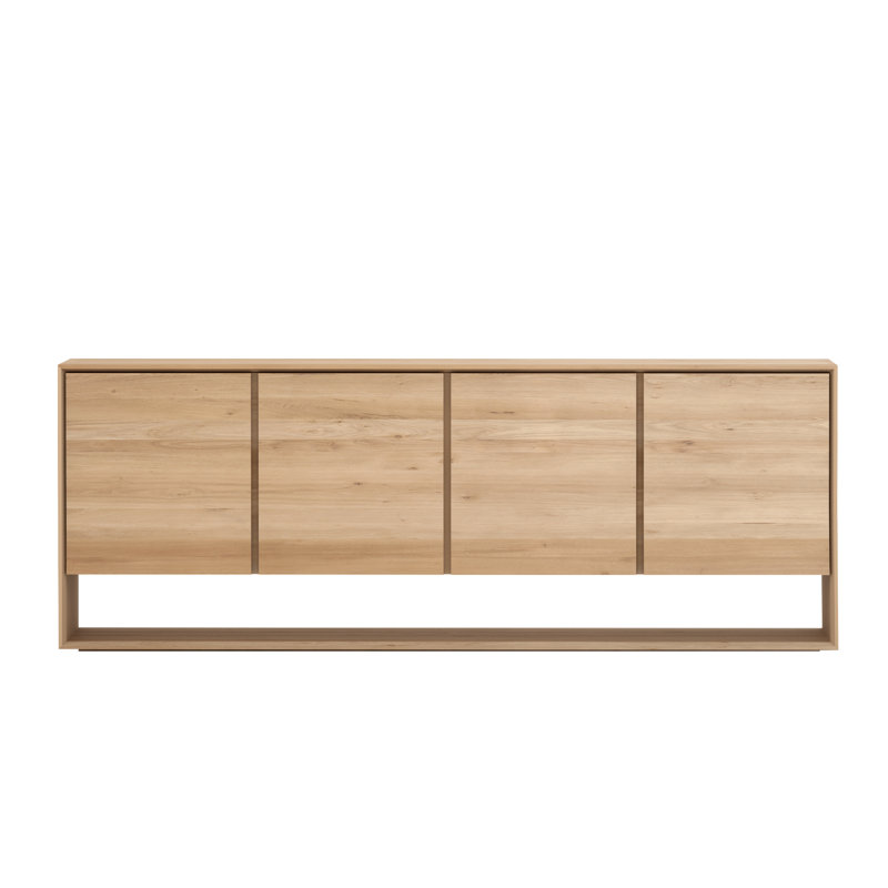 Nordic 82.7'' W Solid Wood Sideboard