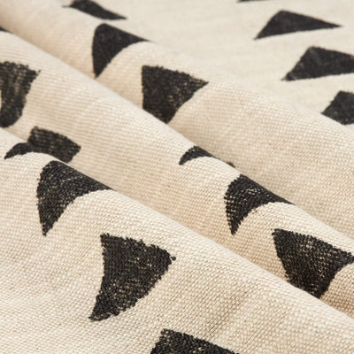 Black Nomadic Geometric Reversible Pillow Cover