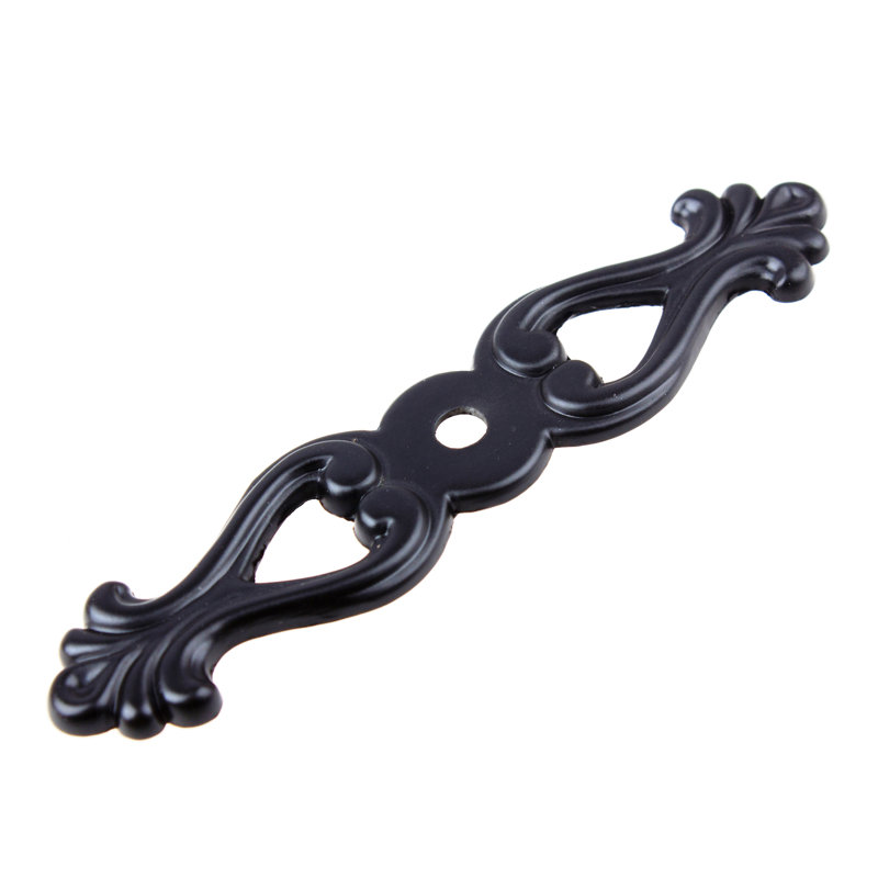 Classic 3.25" Knob Backplate, Matte Black