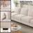 Modern Modular Couch Sofa with Seats Storage, Oversized 2/3/4 Seater Sectional Couch with W/Deep Seat, Chenille Sofa Couch for Living Room and Apartment, USB Port, Removable Cover-1459582320-1459582323-1459582329