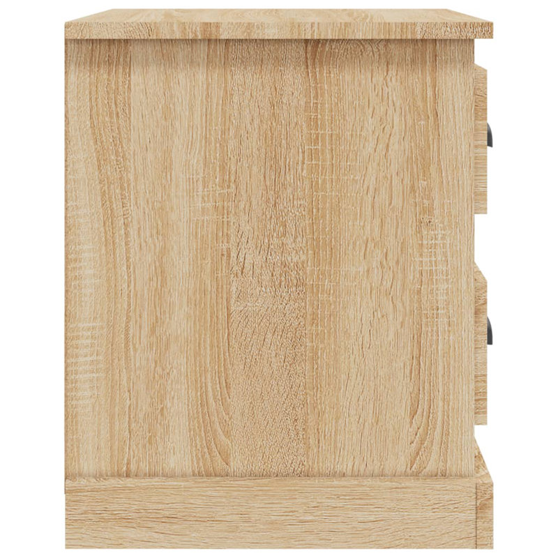 Bellechester 39 cm W Bedside Table, Sonoma Oak, Set of 2