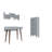Hampton 3 Piece Writing Desk Office Set-1245599385