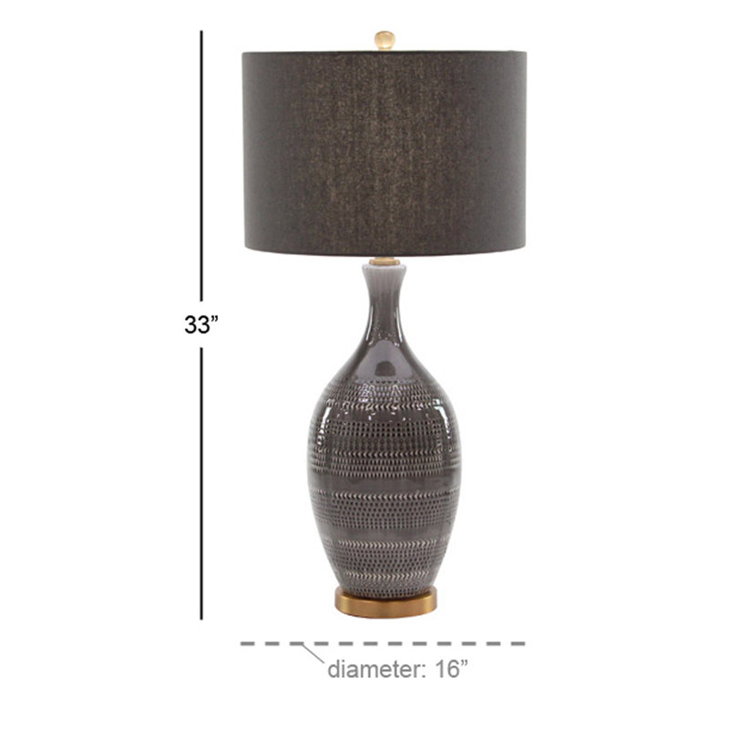 Plaine aux cailloux Ceramic Buffet Table Lamp