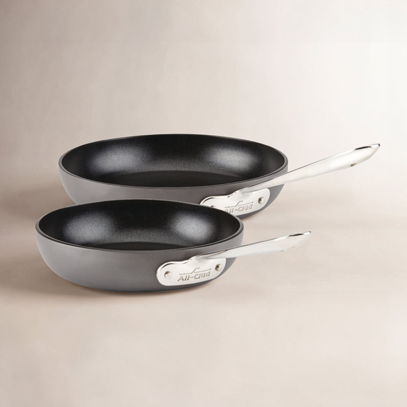 All-Clad Ha1 8 and 10 in. Non-Stick Frying Pan Set