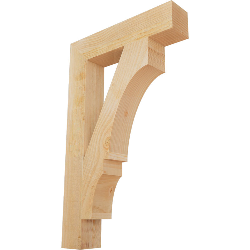 Support de bloc Balboa, L 4 po x P 20 po x H 32 po, Sapin Douglas scié brut