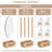 Keijah 4 - Person Four Leg Base Dining Set