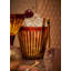 Prism Ice Bucket & Tongs - Amber/Honey