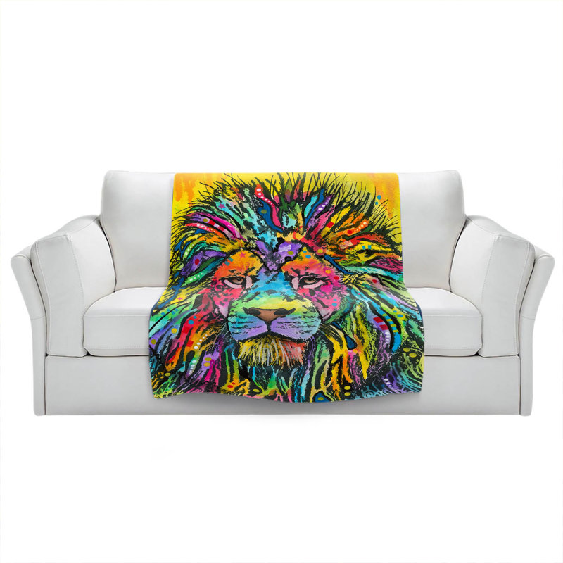 Hand Woven Throw Blanket, 51" x 60"