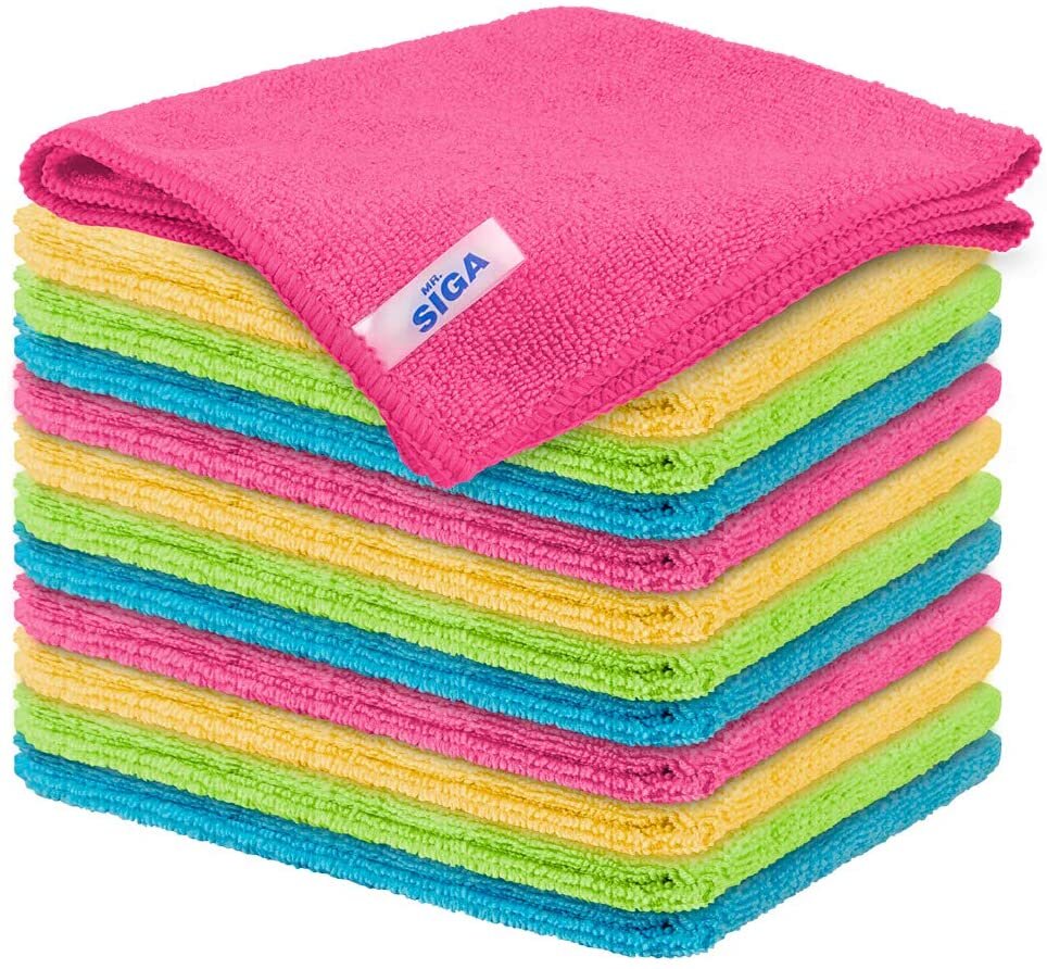  AIDEA Microfiber Cleaning Cloths-50 Pack, Premium All