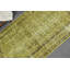 Tapis 4,1 x 6,7 pi, tapis turc, tapis de chambre vert, tapis rétro, tapis tissé à la main