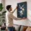 Cascading Floral Study Botanical - Framed Print-309242564-309242562