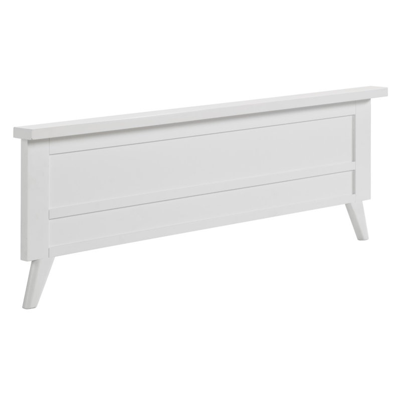 Pied de lit double Holland, Blanc