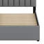 Lit plateforme tapissier avec lit gigogne escamotable-128985083