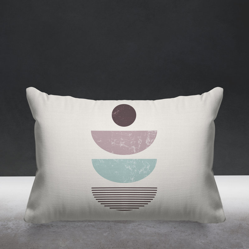 Coussin intérieur / extérieur Carmen Boho, Mauve