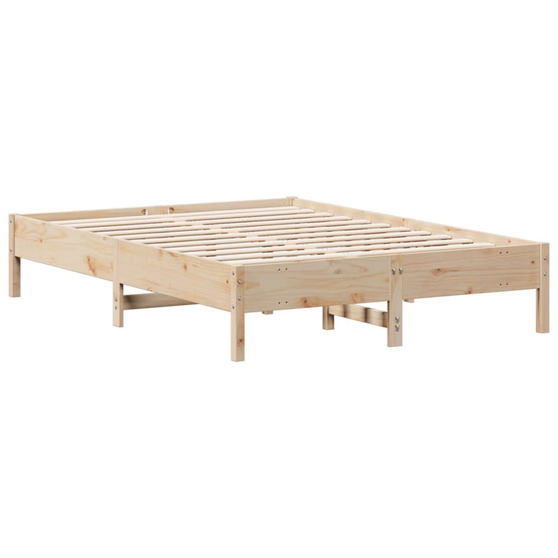 Brilliana Solid Wood Bed, European Double (140 x 200cm)
