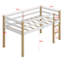 Lit mezzanine en bois avec échelle
