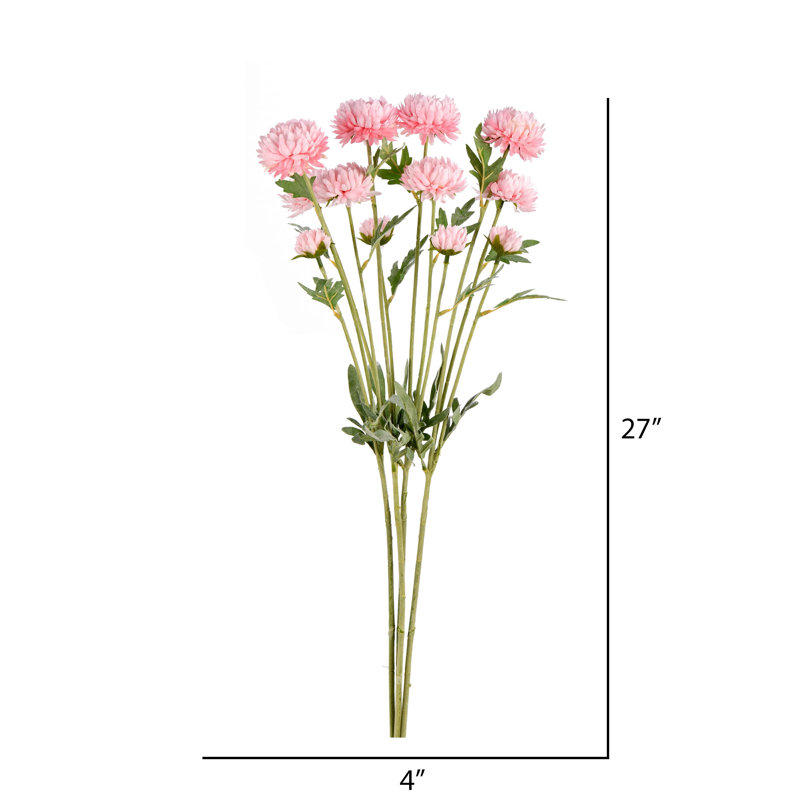 Vanora Artificial 27" Daisy Spray, Pink