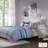 Full/Queen Reversible Quilt Set with Throw Pillows