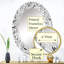 Monochrome Shapes II - Miroir mural à motif ovale-931108631