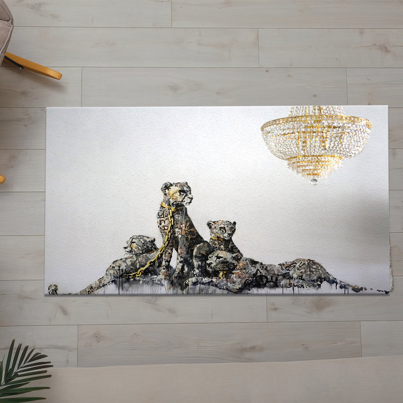 Chic Floral Design Non Woven Soft Type Printed Rug Perfect for Enhancing Your Living Space with a Touch of Elegance