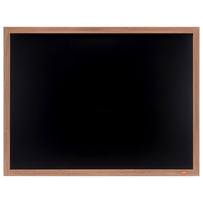 Tableau noir magnétique, panneaux de message suspendus avec craies et gomme à effacer, tableau noir en bois rétro, tableau à cadre et calendrier brun rustique, 35 po x 46 po, cuisine, décoration intérieure, mariage