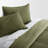 Cascade Modern & Contemporary Cotton Waffle Duvet Cover-74365811-74365809
