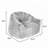 Compression Velvet Fabric Shell-Shaped Large Bean Bag Chair-1216501931