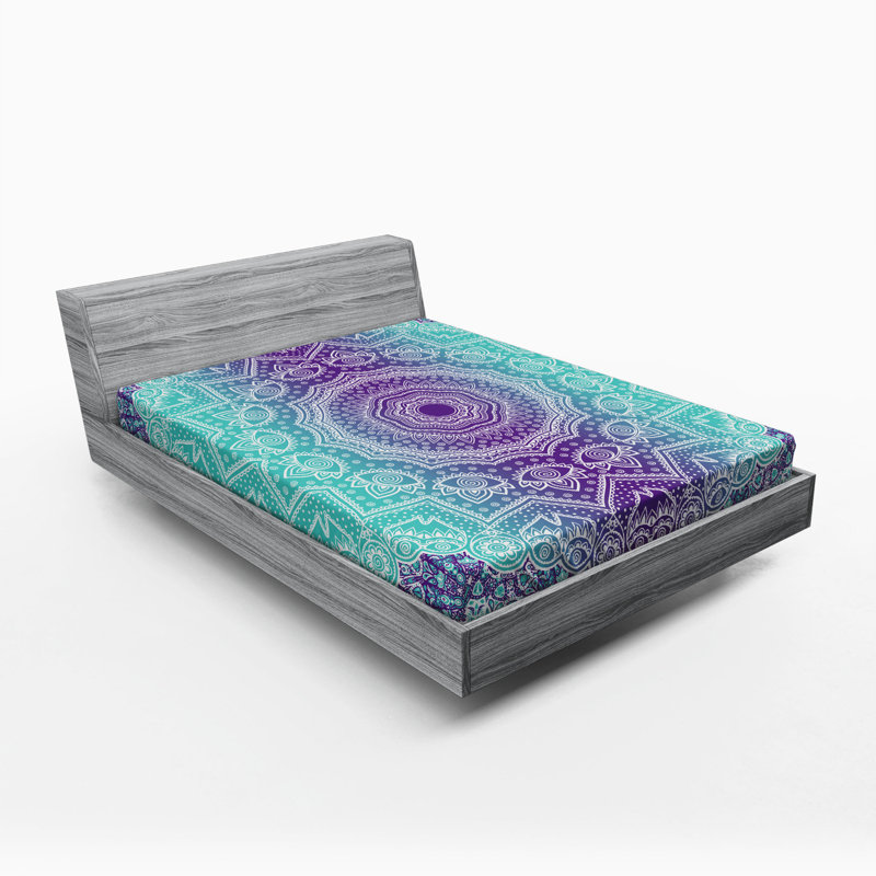 Microfiber Fitted Sheet, Full Fitted Sheet, Purple